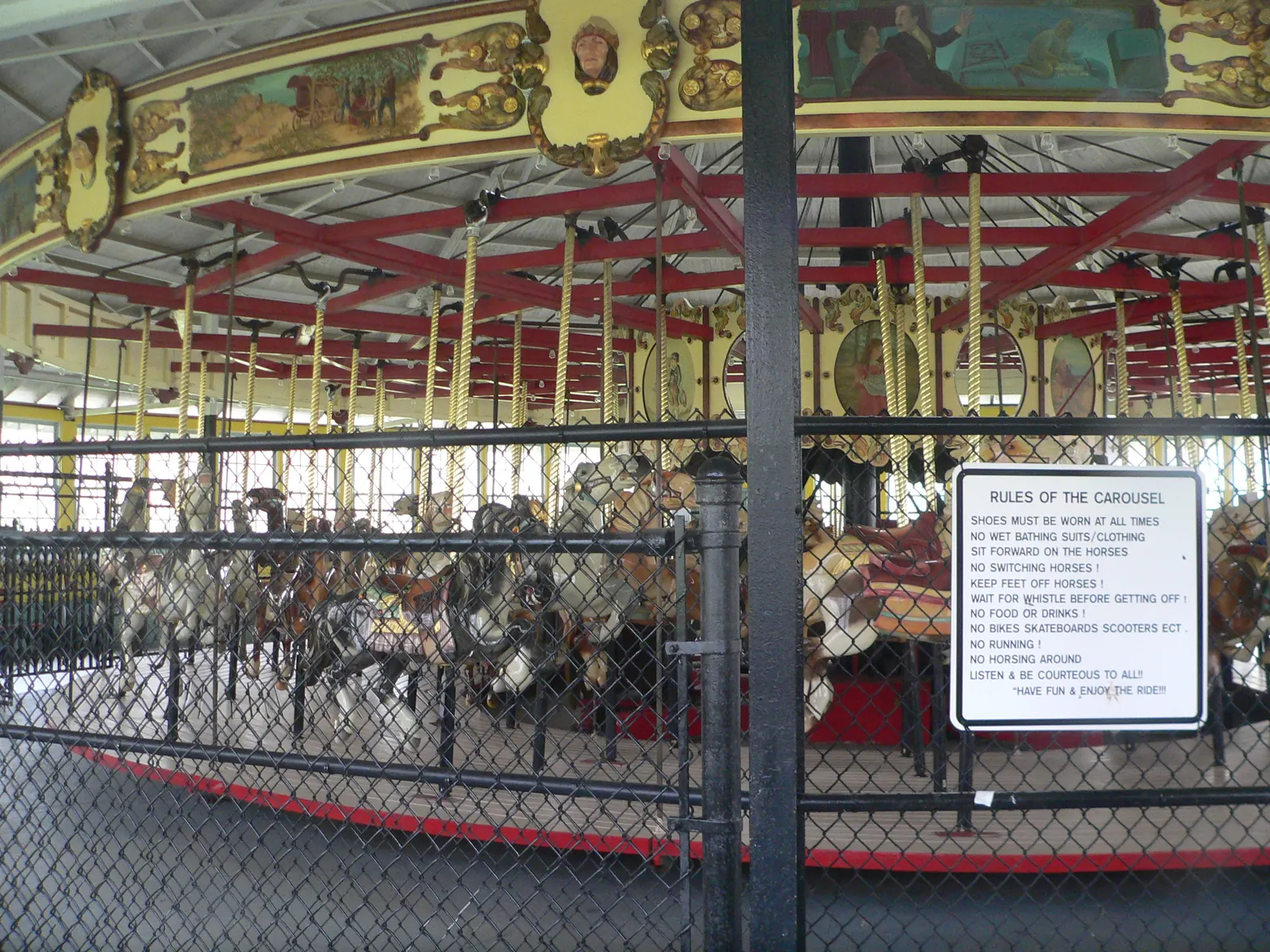 Antique carousel at George F. Johnson Recreation Park in Binghamton